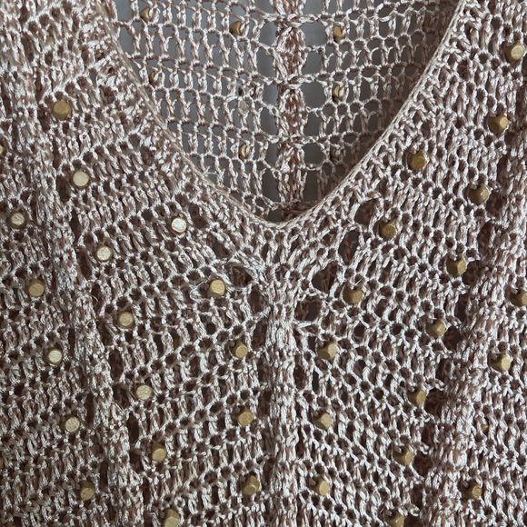 Vintage Marisa Stein 1970s Sweater Wooden Beads - Picture 11 of 11